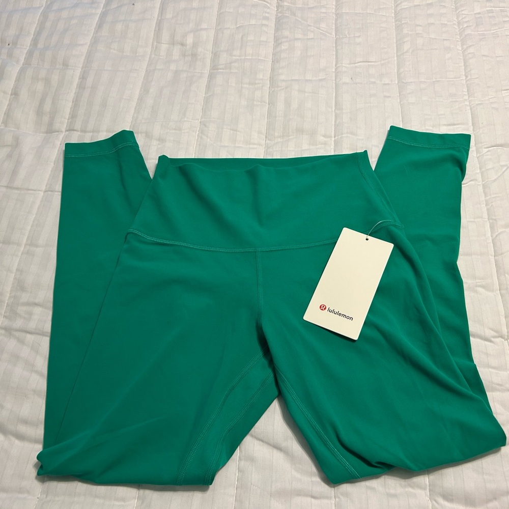 lululemon Kelly Green Align High-Rise Leggings 25” (NWT) - Picture 2 of 9